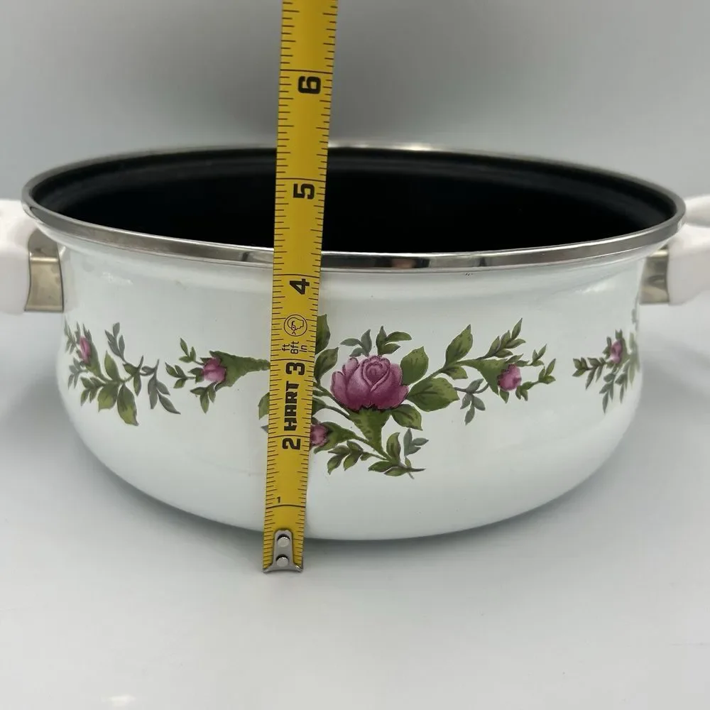 Johann Haviland‎ Floral Ceramic Cookware Pot